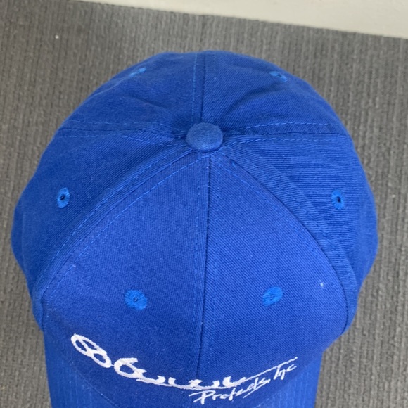 Pretzels Inc Baseball Hat Unisex OSFA Blue White Strapback Cap - Picture 5 of 13